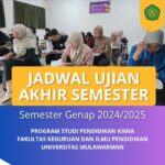 Pelaksanaan Ujian Akhir Semester (UAS) Prodi Pendidikan Kimia